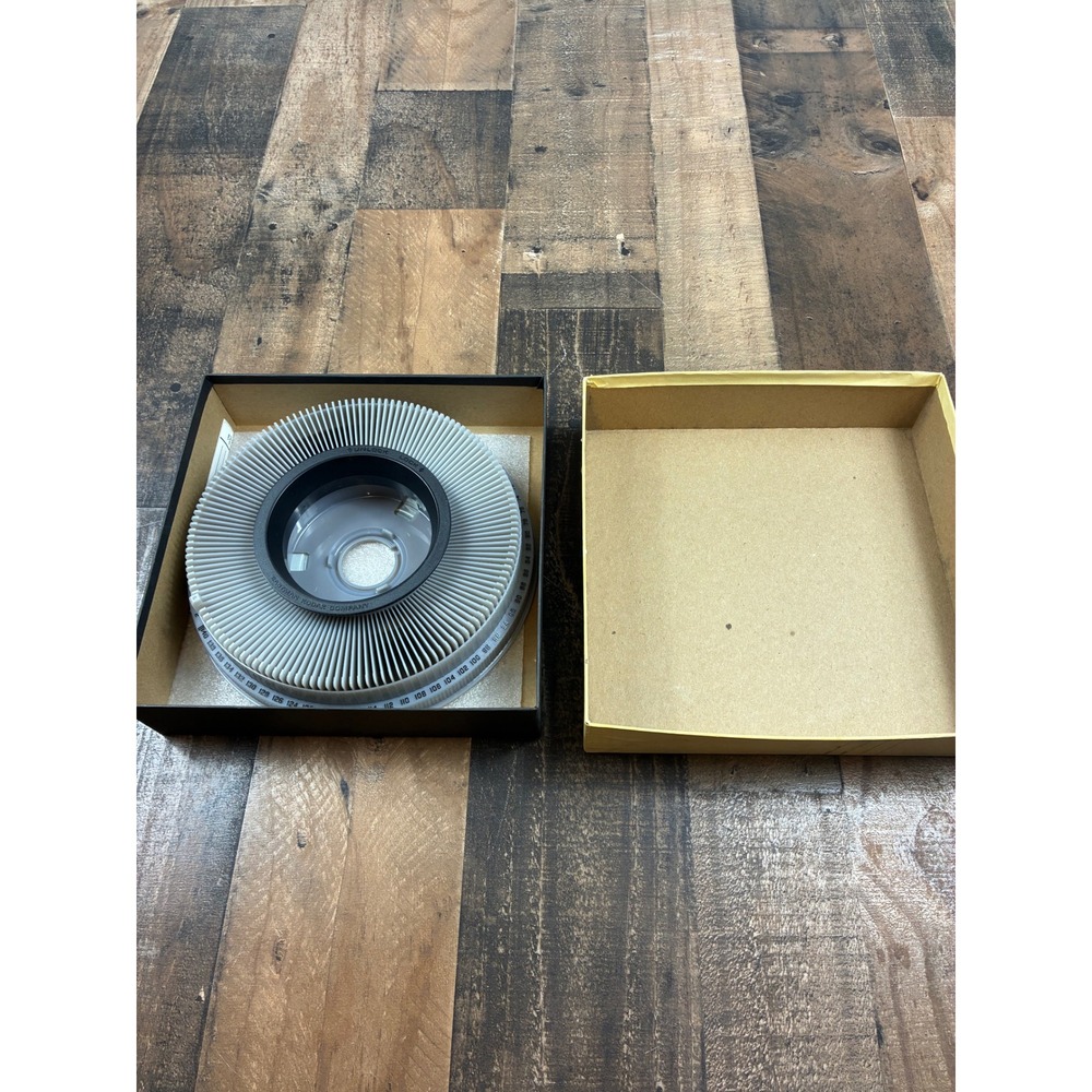 Kodak Carousel Transvue 140 Slide Tray for Ektagraphic Projectors Vintage Box